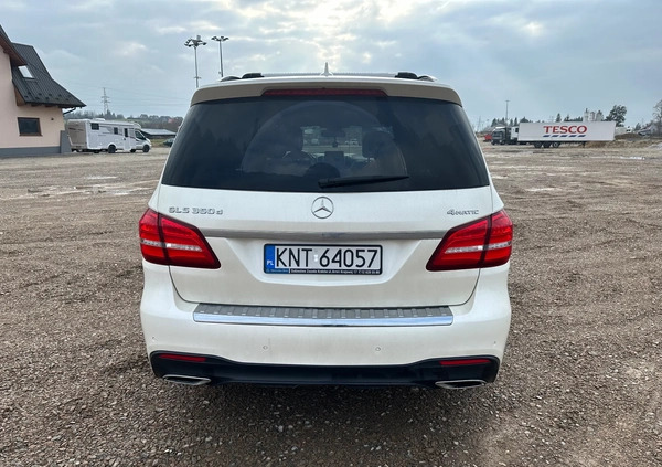 Mercedes-Benz GLS cena 210000 przebieg: 126200, rok produkcji 2017 z Pieńsk małe 277